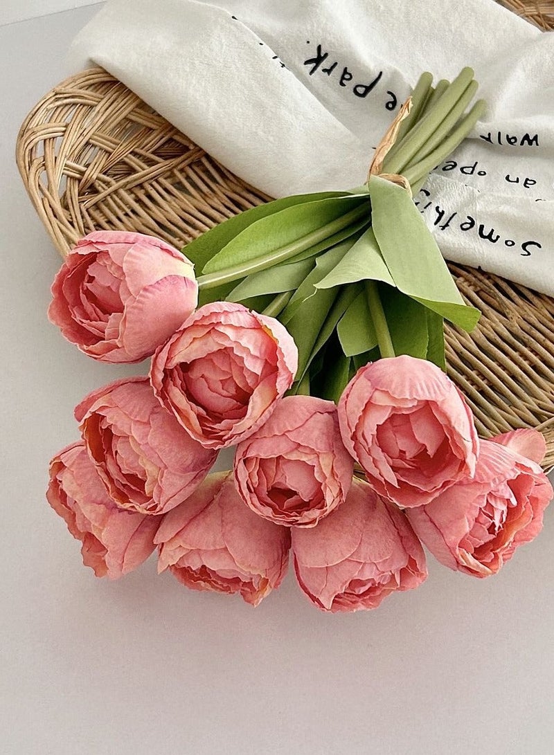 Dark Pink Tulip Artificial Flowers- Home Decor - Image 1